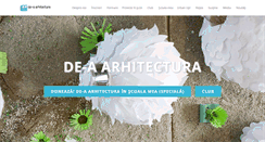 Desktop Screenshot of de-a-arhitectura.ro